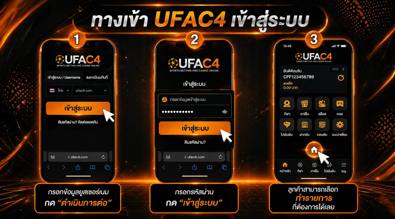UFAC4 เข้าสู่ระบบ